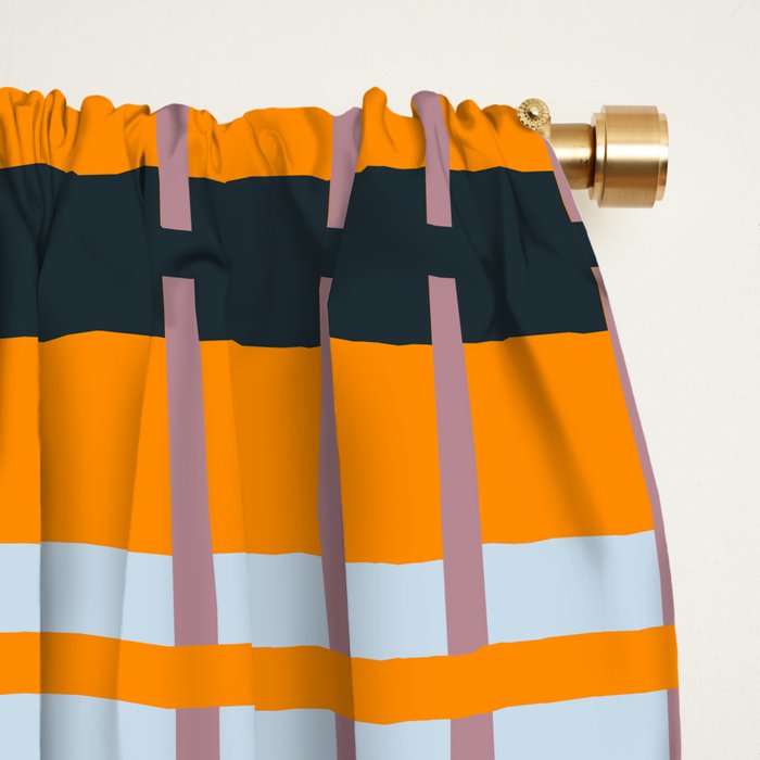 Full Palette Overlap Straps Window Curtain Gallery Image 2