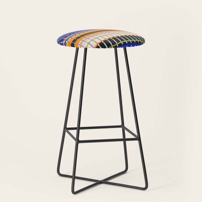 Full Palette Overlap Straps Stool Gallery Image 1