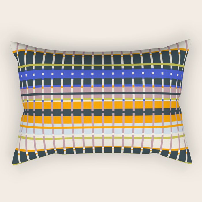 Full Palette Overlap Straps Rectangular Pillow Gallery Image 1