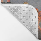 Iskandar (Alexander) builds a wall against Gog and Magog Islamic Antique Art Bath Mat Gallery Image 2