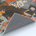 Iskandar (Alexander) builds a wall against Gog and Magog Islamic Antique Art Rug Gallery Image 4