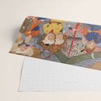 Iskandar (Alexander) builds a wall against Gog and Magog Islamic Antique Art Wrapping Paper Gallery Image 2
