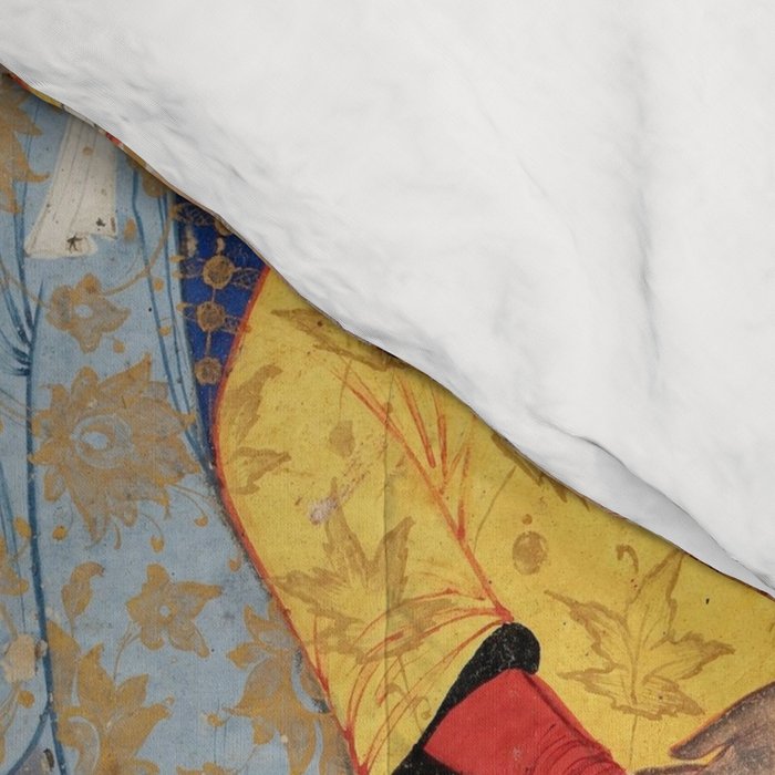 Iskandar (Alexander) builds a wall against Gog and Magog Islamic Antique Art Comforter Gallery Image 4