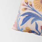 Still life pastel colours flowered pot with flowers Pillow Sham Gallery Image 4