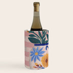 Still life pastel colours flowered pot with flowers Wine Chiller Gallery Image 2