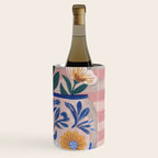 Still life pastel colours flowered pot with flowers Wine Chiller Gallery Image 3