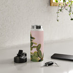 Cactus on Pink Sky Water Bottle Gallery Image 4