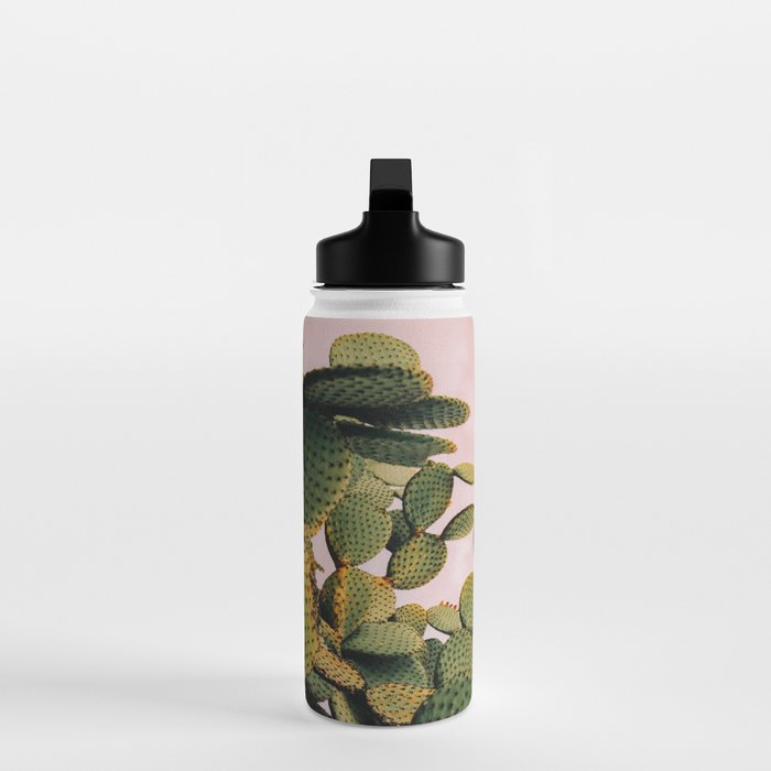 Cactus on Pink Sky Water Bottle Gallery Image 3