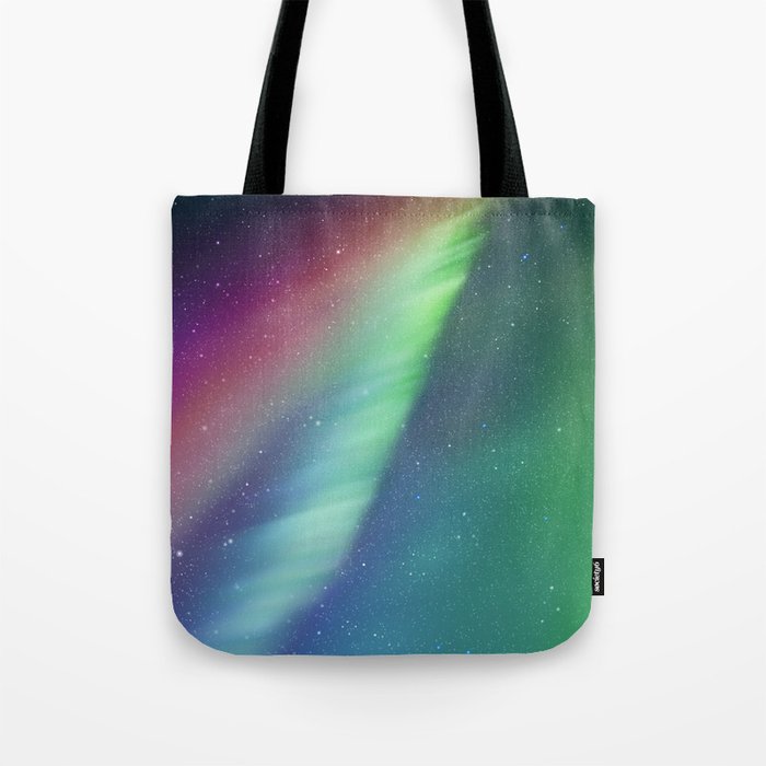 Aurora Borealis Northern Lights 01 Tote Bag Gallery Image 1