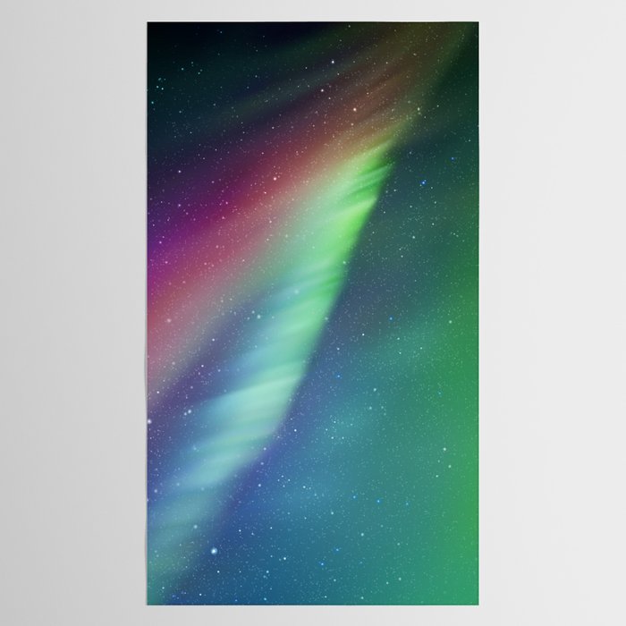 Aurora Borealis Northern Lights 01 Tablecloth Gallery Image 2