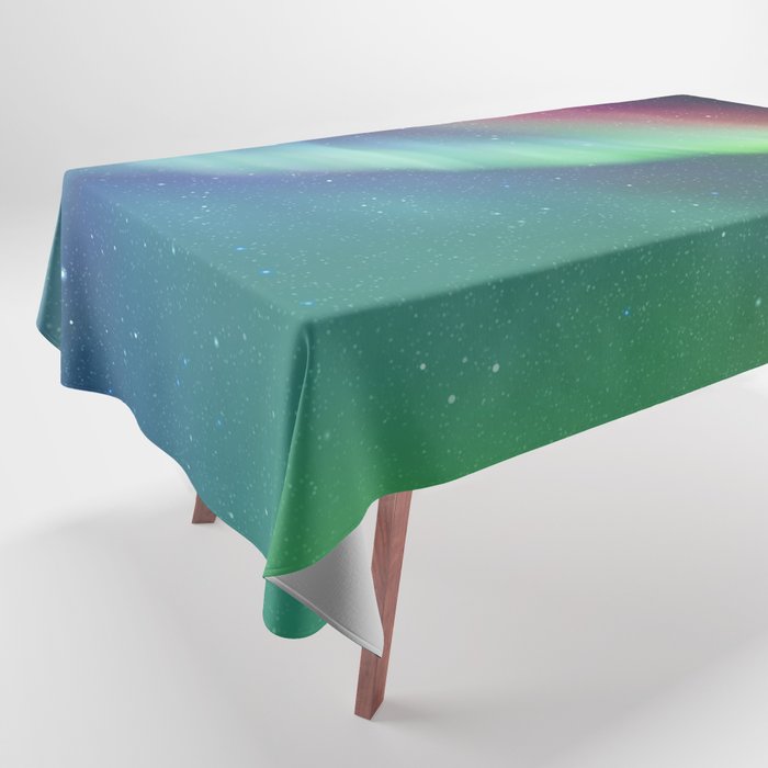 Aurora Borealis Northern Lights 01 Tablecloth Gallery Image 1