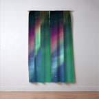 Aurora Borealis Northern Lights 01 Window Curtain Gallery Image 3