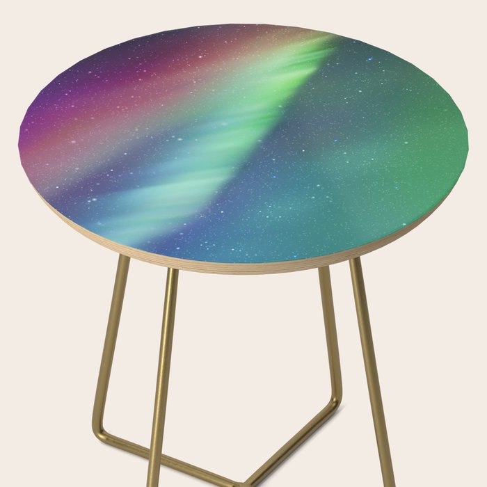 Aurora Borealis Northern Lights 01 Side Table Gallery Image 2