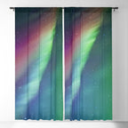 Aurora Borealis Northern Lights 01 Window Curtain Gallery Image 5