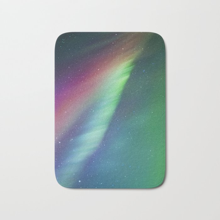 Aurora Borealis Northern Lights 01 Bath Mat Gallery Image 1