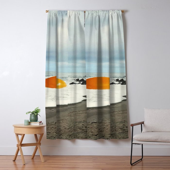 Beach Egg - Sunny side up breakfast Window Curtain Gallery Image 5