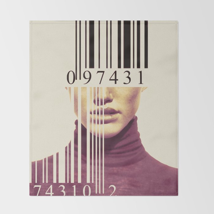 BARCODE Throw Blanket Gallery Image 2