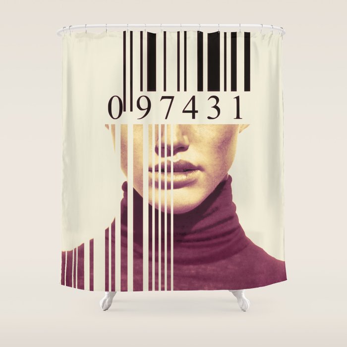BARCODE Shower Curtain Gallery Image 1