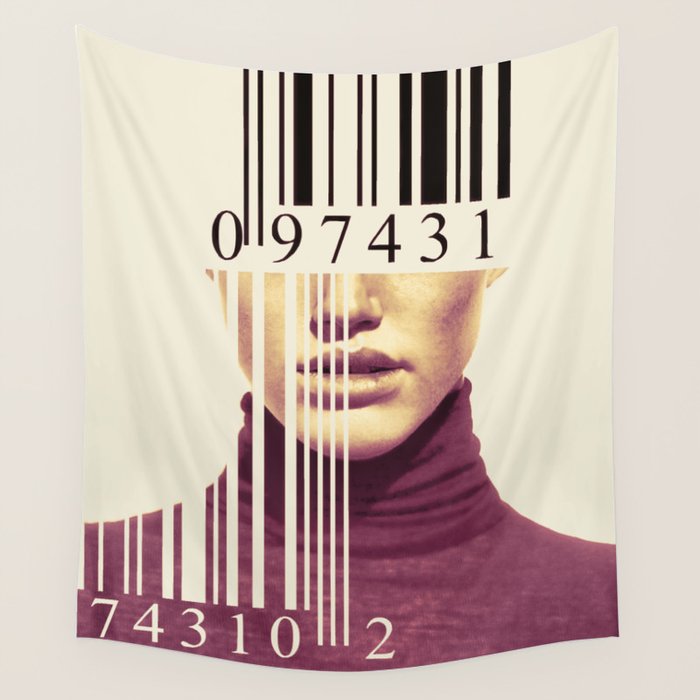 BARCODE Wall Tapestry Gallery Image 4