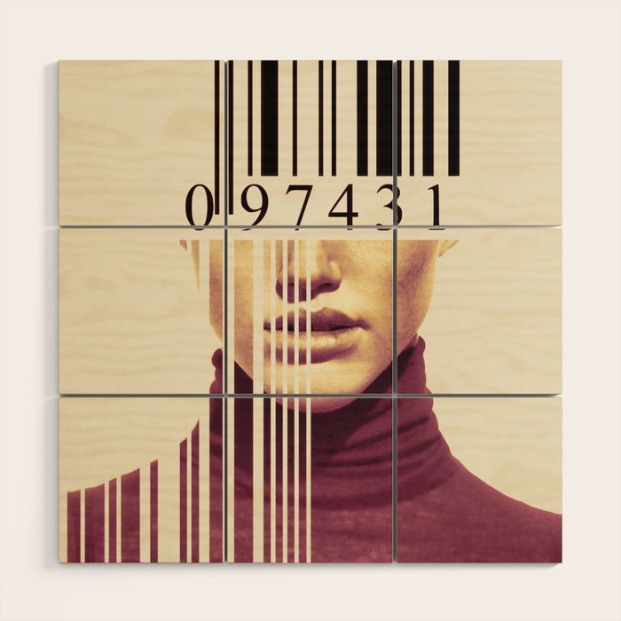 BARCODE Wood Wall Art Gallery Image 1