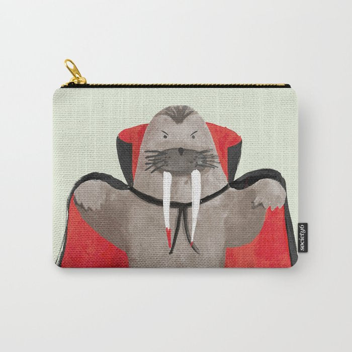 Vampire Walrus Carry All Pouch Gallery Image 1