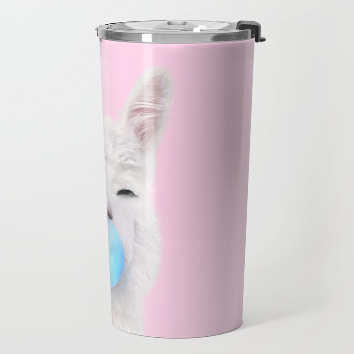 BUBBLEGUM LLAMA Travel Mug Gallery Image 2