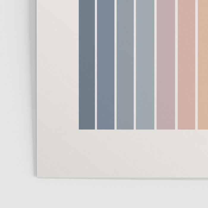 Gradient Arch XXII Sunrise Mid Century Modern Rainbow Poster Gallery Image 3