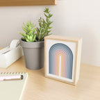 Gradient Arch XXII Sunrise Mid Century Modern Rainbow Mini Art Print Gallery Image 2