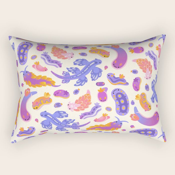 sea slug - pastel Rectangular Pillow Gallery Image 1