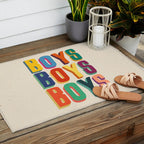 Boys boys boys Outdoor Rug Gallery Image 2