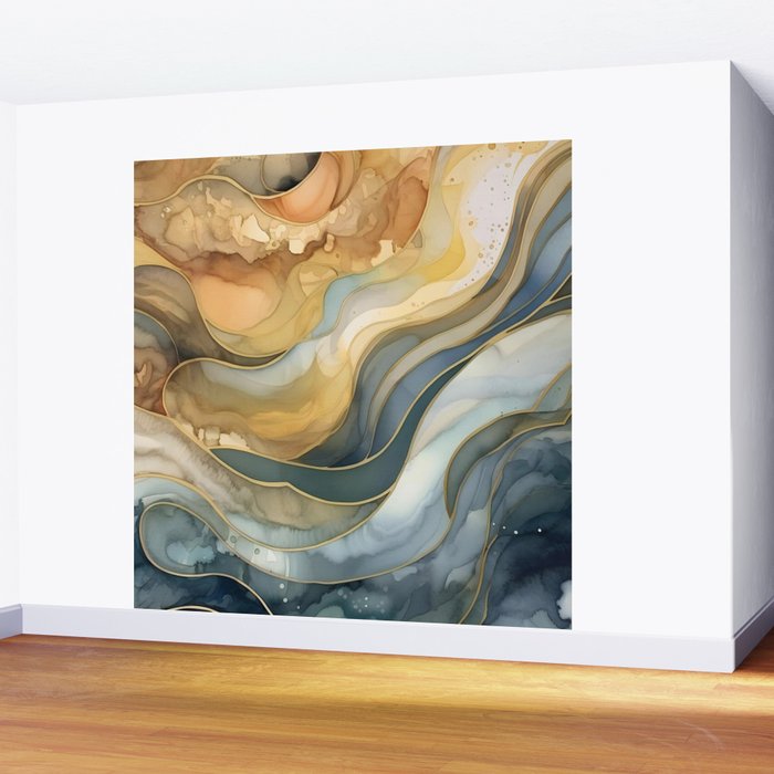 Ocean Nautical Serenade Wall Mural Gallery Image 2