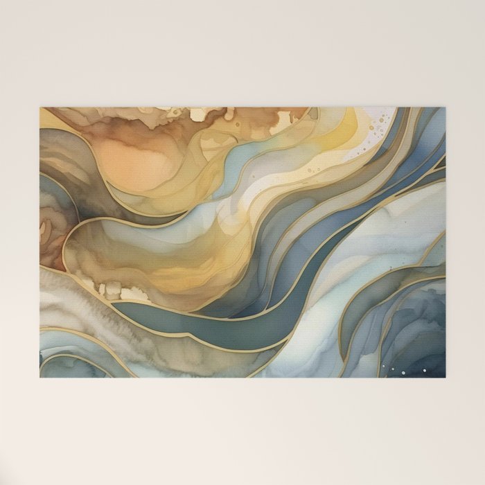Ocean Nautical Serenade Welcome Mat Gallery Image 1