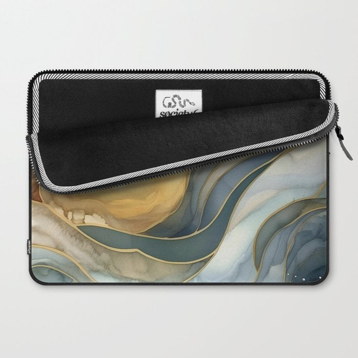 Ocean Nautical Serenade Laptop Sleeve Gallery Image 2