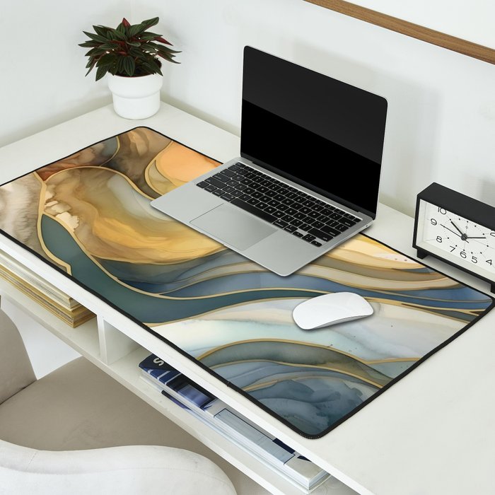 Ocean Nautical Serenade Desk Mat Gallery Image 2