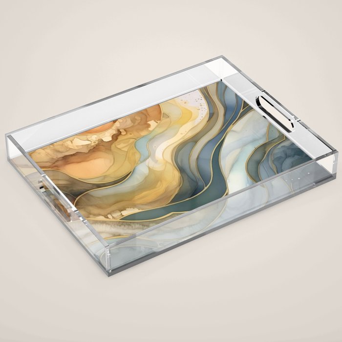 Ocean Nautical Serenade Acrylic Tray Gallery Image 1