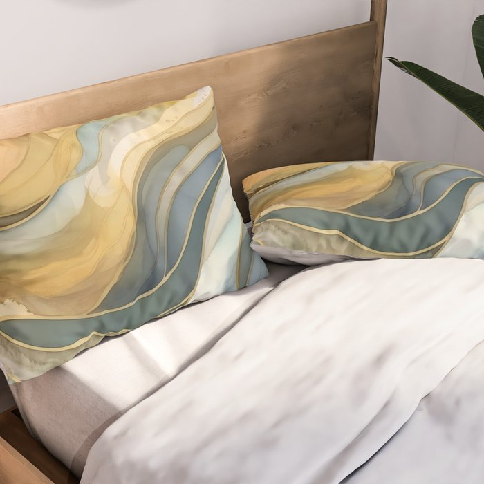 Ocean Nautical Serenade Pillow Sham Gallery Image 2