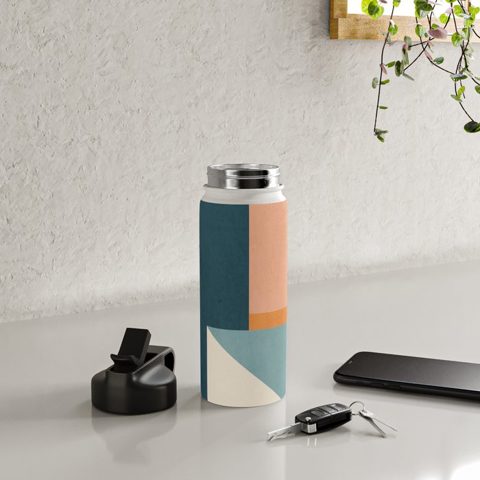 Minimal Abstract 16 Water Bottle Gallery Image 4