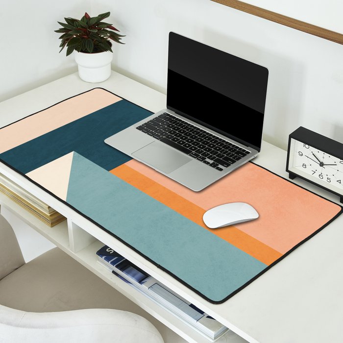 Minimal Abstract 16 Desk Mat Gallery Image 2