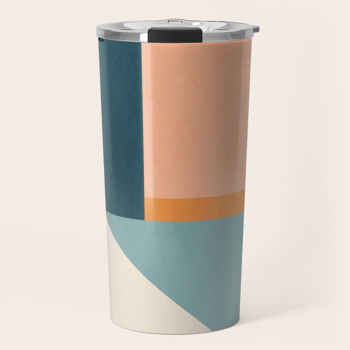 Minimal Abstract 16 Travel Mug Gallery Image 1
