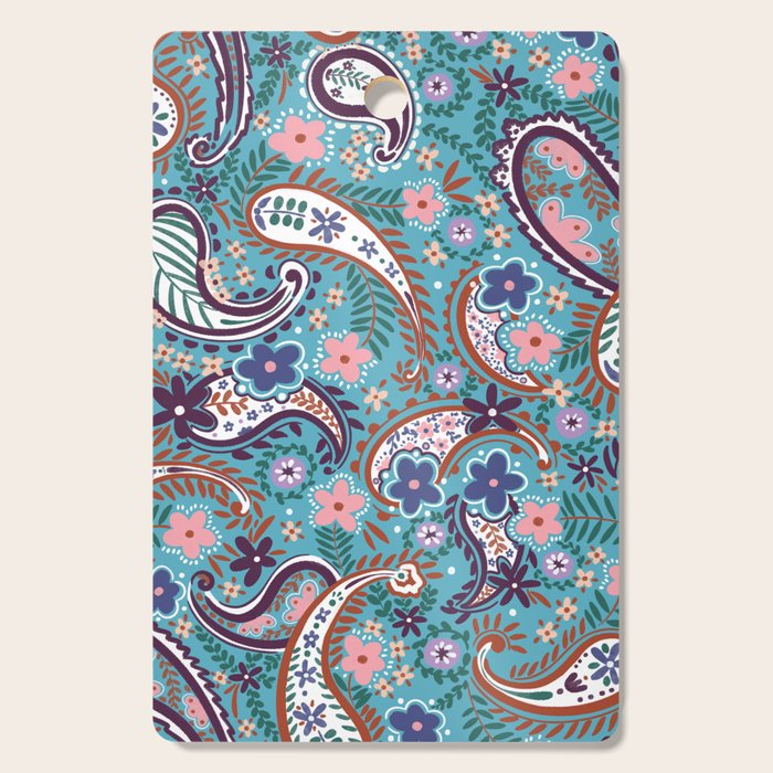 Whimsical Paisley Dance Cutting Board Gallery Image 1