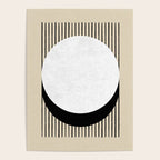 Circle black and white Stripes Poster Gallery Image 4