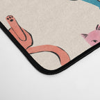 Pastel Cats Desk Mat Gallery Image 4