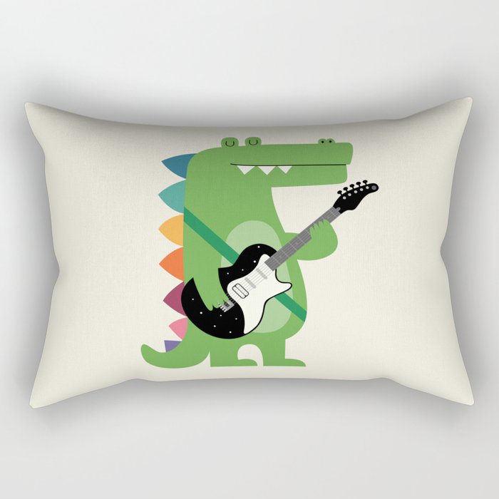 Croco Rock Rectangular Pillow Gallery Image 1