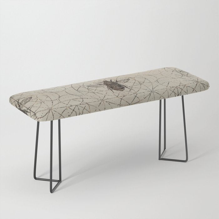 Bumble Bee  on sacred geometry pattern Bench Gallery Image 1