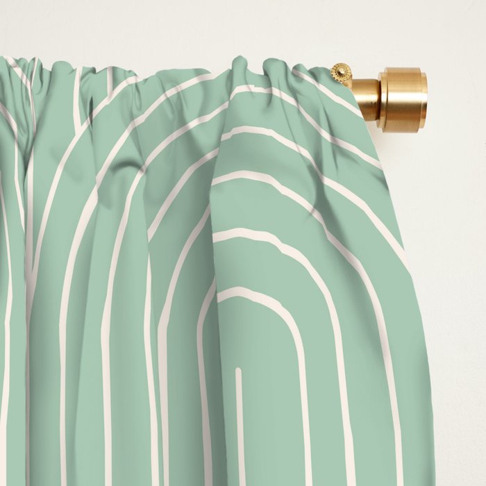 Art Deco Arch Pattern XX Window Curtain Gallery Image 2