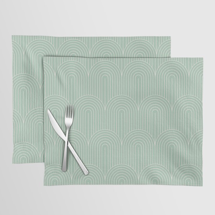 Art Deco Arch Pattern XX Placemat Gallery Image 1