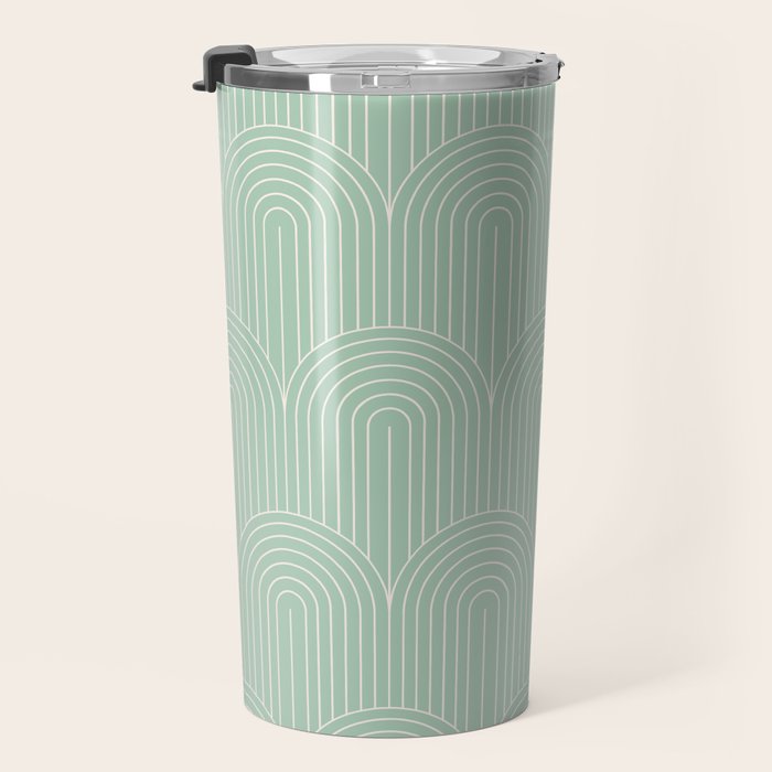 Art Deco Arch Pattern XX Travel Mug Gallery Image 3