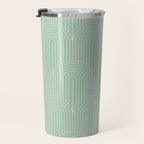 Art Deco Arch Pattern XX Travel Mug Gallery Image 3