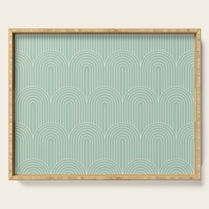Art Deco Arch Pattern XX Serving Tray Gallery Image 1