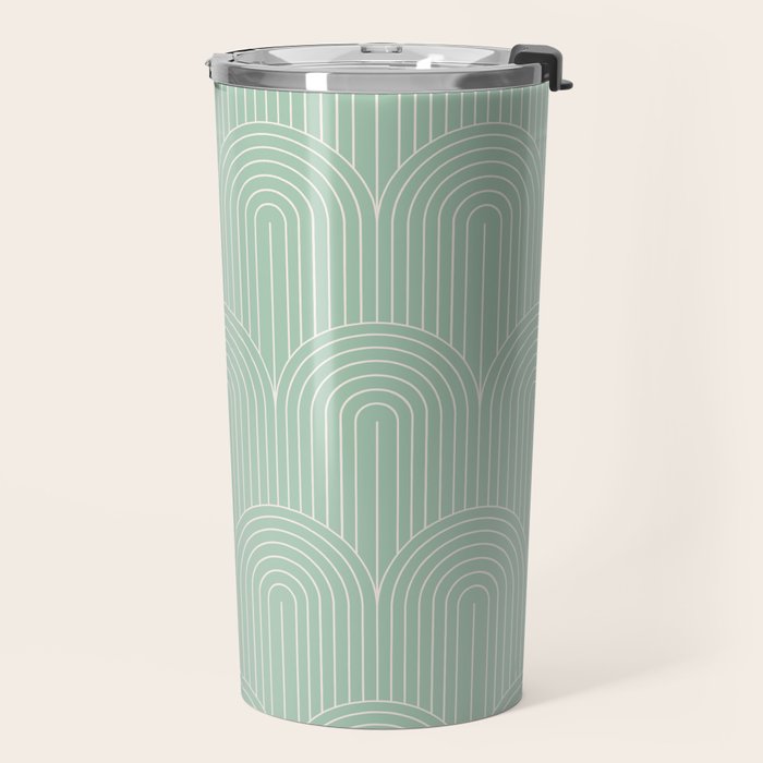 Art Deco Arch Pattern XX Travel Mug Gallery Image 2
